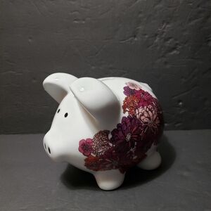 2010 LIBERTY OF LONDON For TARGET Fllowered Piggy Bank (Limited Edition)